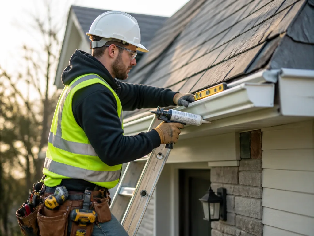 Vinyl Gutter Installation
